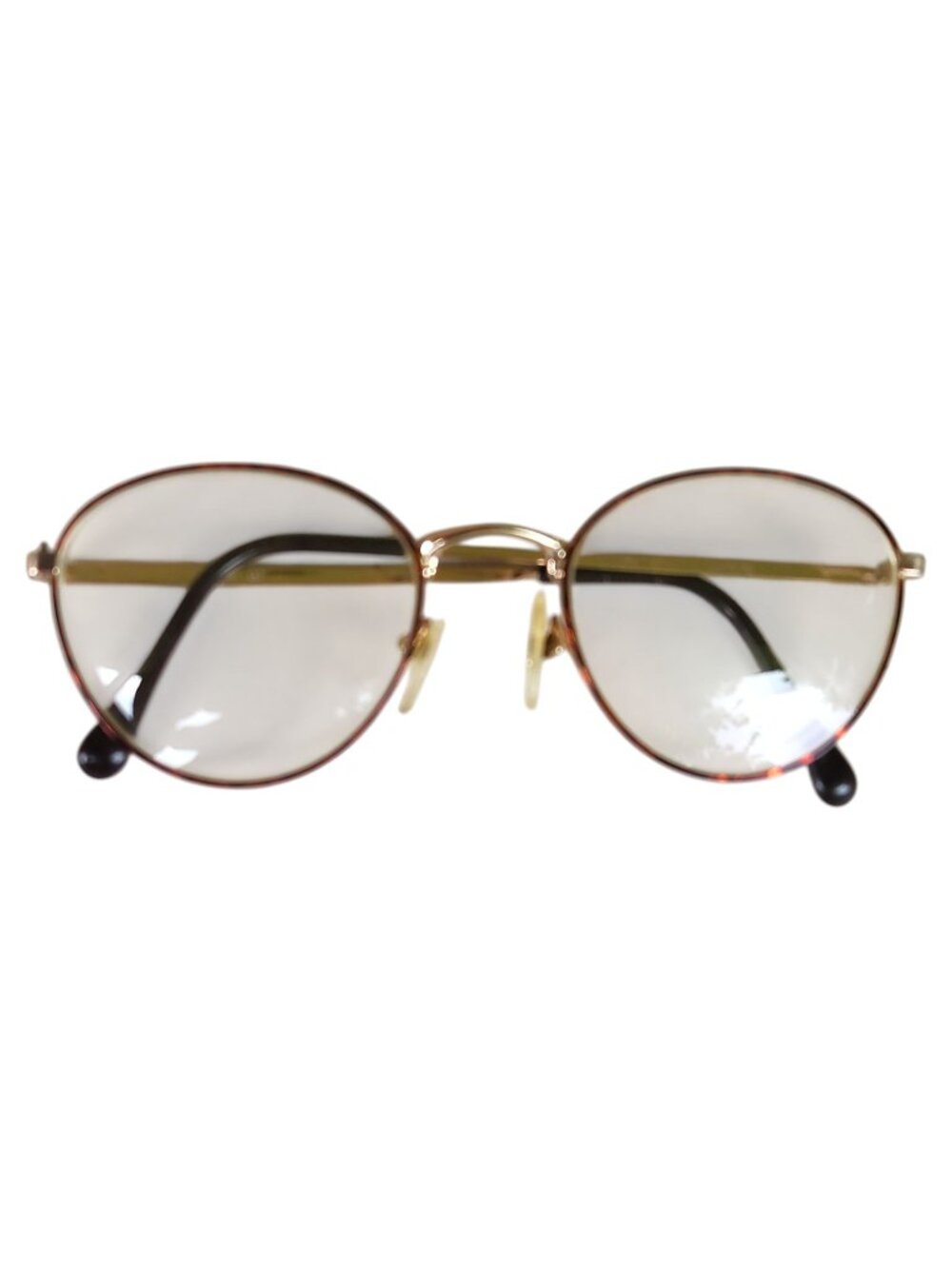 Lenscrafters Gold Metal Round Oval Eyeglass Frames CG3 GT